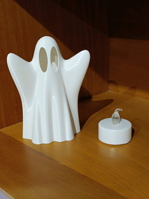 Decorative ghost with light 3d printing, new