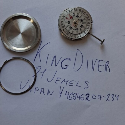 Orient King Diver Y46946207-234 watch mechanism used, fully functional