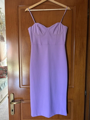Zara lilac midi dress like new