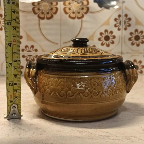 Traditional small clay pot No5 0.7lt like new