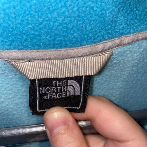 The North Face women's fleece like new, blue turquoise, size L