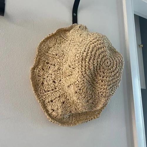 Sisley straw hat, beige, size S