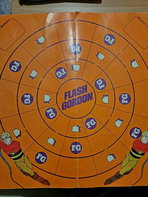 Flash Gordon vintage συλλεκτικό επιτραπέζιο παιχνίδι μεταχειρισμένο