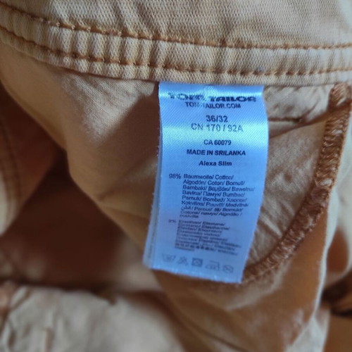 Tom Tailor slim jeans like new, orange, size S