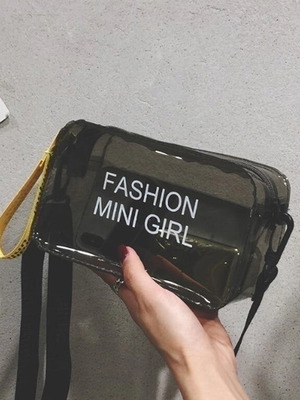 Τσάντα Χιαστί Fashion Mini Girl καινούργια, διάφανη jelly style
