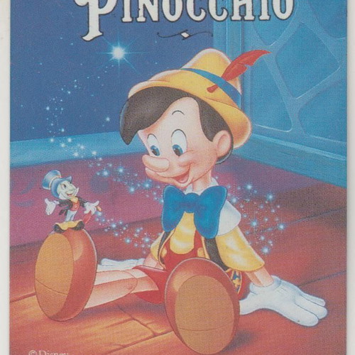New Zealand Disney Pinocchio & Jiminy Cricket phonecard