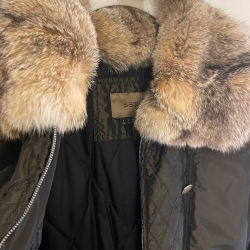 Samas jacket new with real fur
