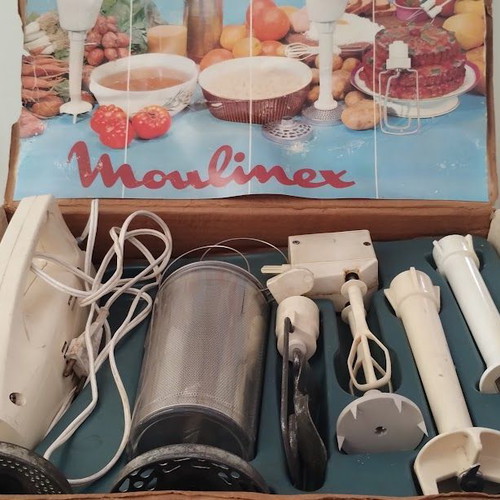 Moulinex Robot Marie 69 Vintage Hand Mixer used, complete set