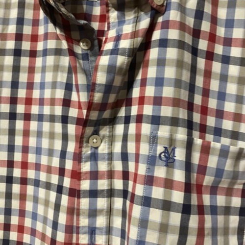 Marc O'Polo men's long-sleeve plaid shirt XL like new
