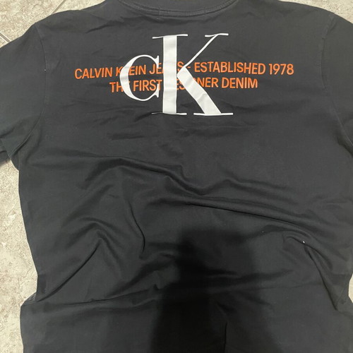 Calvin Klein Jeans T-shirt used, size M, black