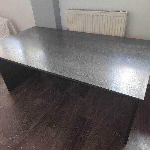 Desk used, dark gray, 180x100x76 cm