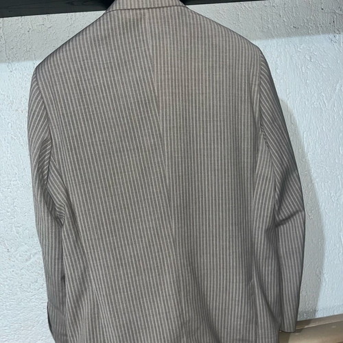 Pin stripe jacket used, light brown no 52