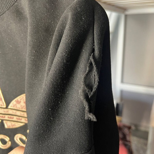 Gucci x Adidas sweatshirt like new, black, sizes M and L