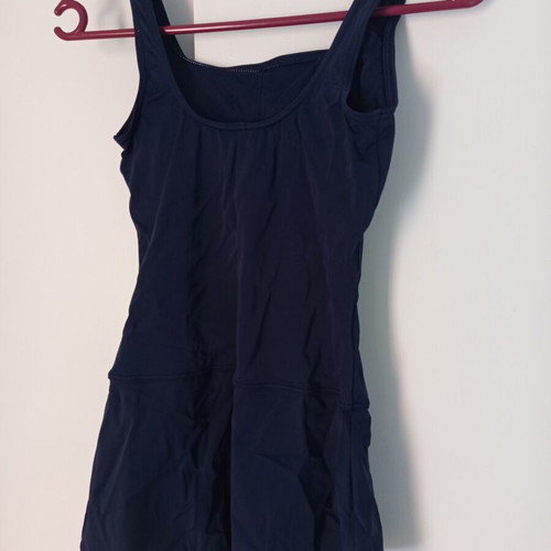 One-piece swimsuit small dark navy blue like new with chest padding