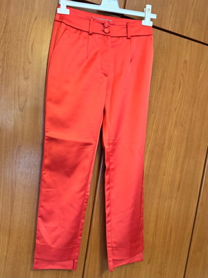Mind Matter vest-pants set orange like new, size xs