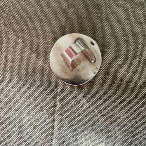 Silver drachma ring collectible like new, 925 silver