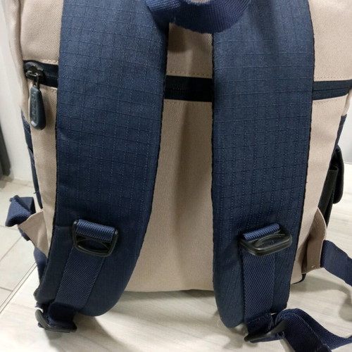 Jeep backpack bag new, beige and blue