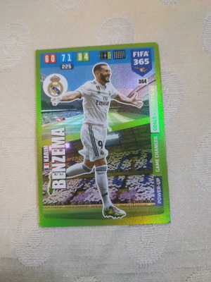 Karim Benzema collectible card 2020-21 Panini new