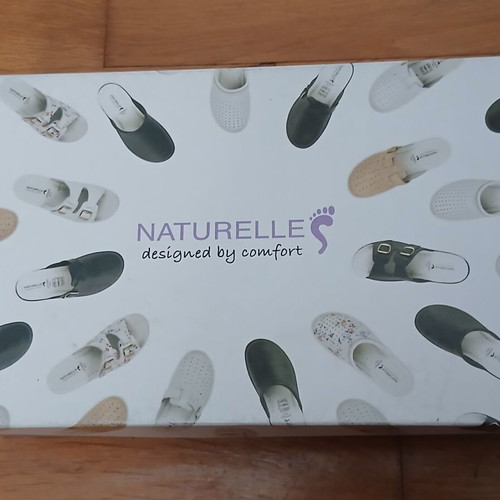 Naturelle Comfort women's sandals with cork anatomical sole size 38 used, black