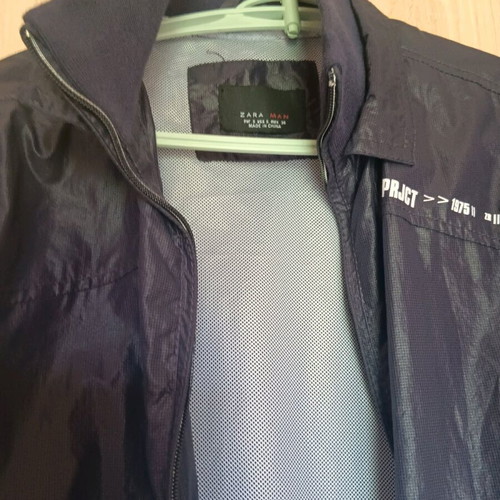 Zara men's windbreaker jacket like new, purple, size S