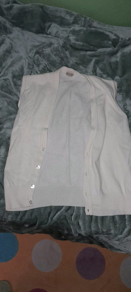 Λευκό βελούδινο vest