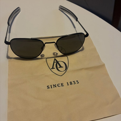 American Optical sunglasses, size 52, black