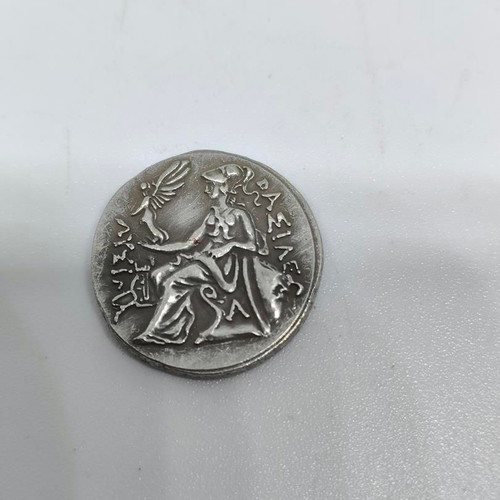 Silver Lysimachus Tetradrachm like new, ancient replica coin