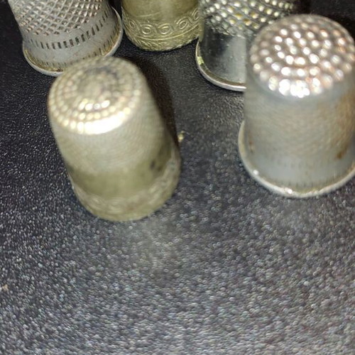 Thimbles used for sewing, pack of 5 pieces