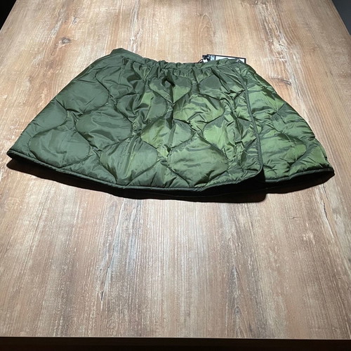 Weekday mini wrap quilted skirt new with tags, khaki, XS/S