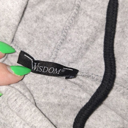 Wisdom short shirt used, black and gray