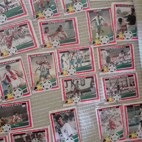 Goal And Phase stickers used, 60 different from the series