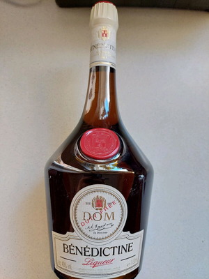 Benedictine liqueur 1 lt new, French flavored