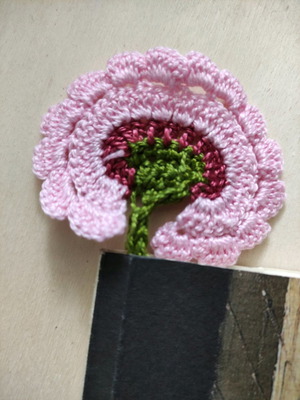 Crocheted bookmark new