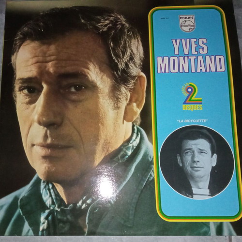 Yves Montand La Bicyclette 2x LP vinyl records used