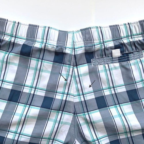 Abercrombie & Fitch Men's Swim Shorts Size M Like New Checkered