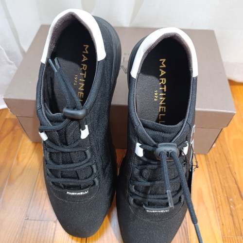 Martinelli Luxury Sneakers new, size 44, black with white details