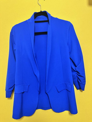Blue jacket like new, lightly used