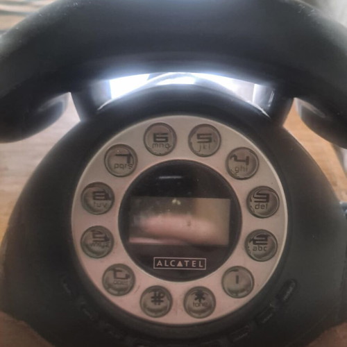 Συσκευή τηλεφώνου Alcatel απομίμηση παλιού σε πολύ καλή κατάσταση ενσύρματη