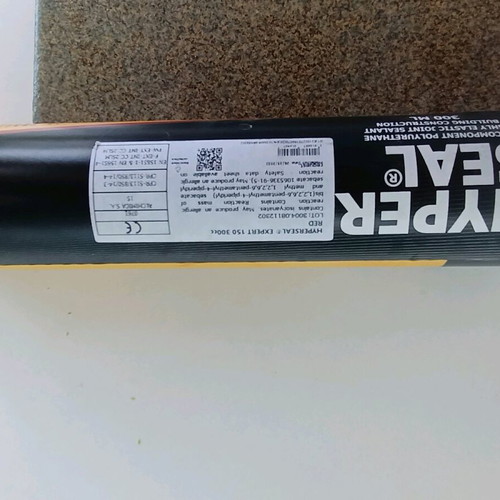 AlChimica Hyperseal Expert mastic used, terracotta shade