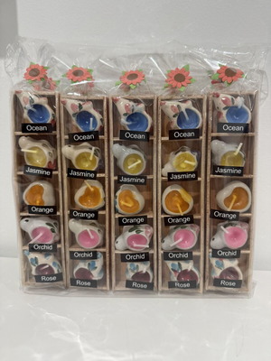 Decorative candles pack of 10, new, assorted colors