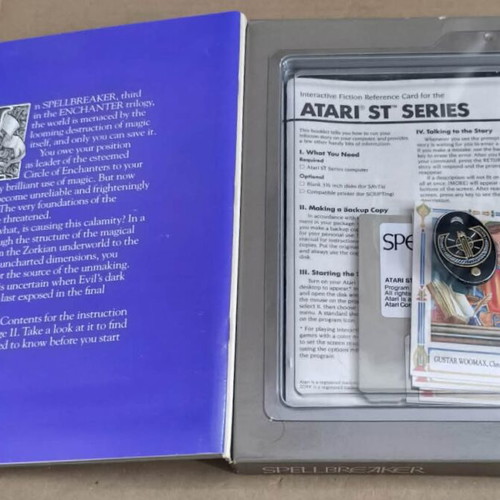 Spellbreaker (Infocom) (Atari ST) used, complete in box