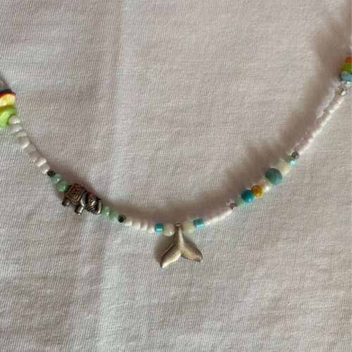 Handmade necklace like new, colorful