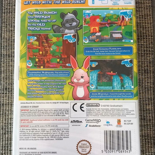 Zhuzhu Pets Featuring The Wild Bunch for Nintendo Wii new, sealed