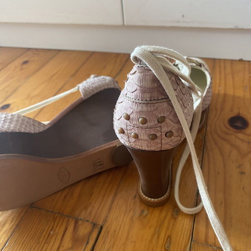 Tod's platform shoes size 40 new, beige and pink