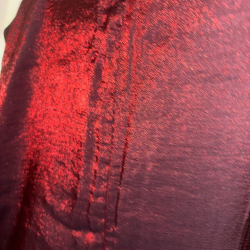 Dress L size new, metallic burgundy color with thin straps