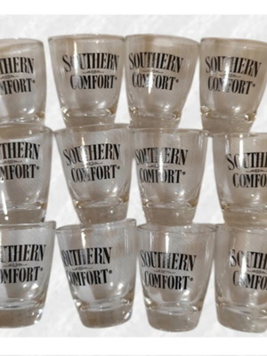 Σφηνοπότηρα Southern Comfort καινούργια, πακέτο 12