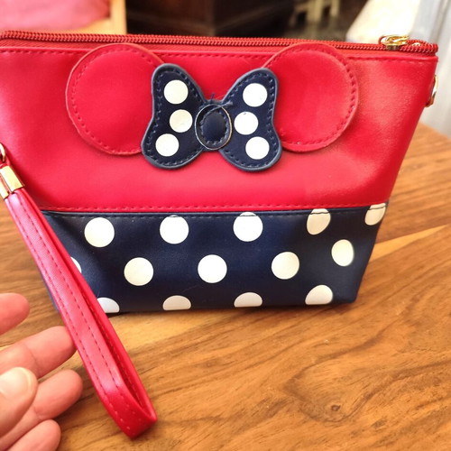 Mini Mouse toiletry bag new, blue and red