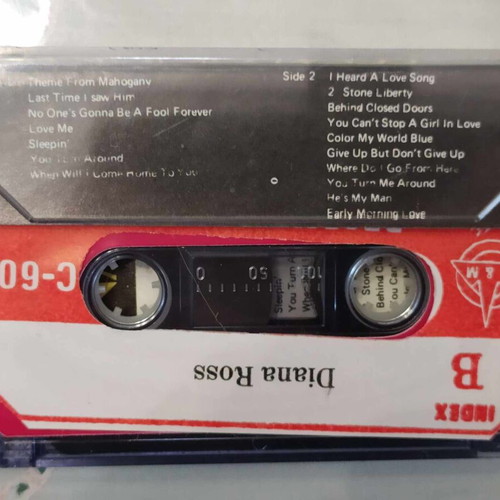 Diana Ross Mahogany cassette used, Original Motion Picture Soundtrack