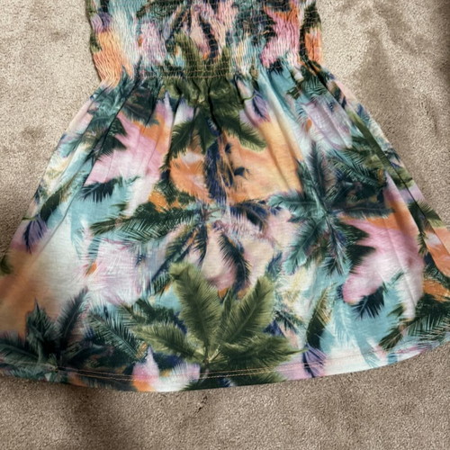 Pimkie women's bustier with tropical print like new