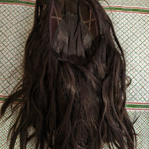 Wig synthetic, like new, brown